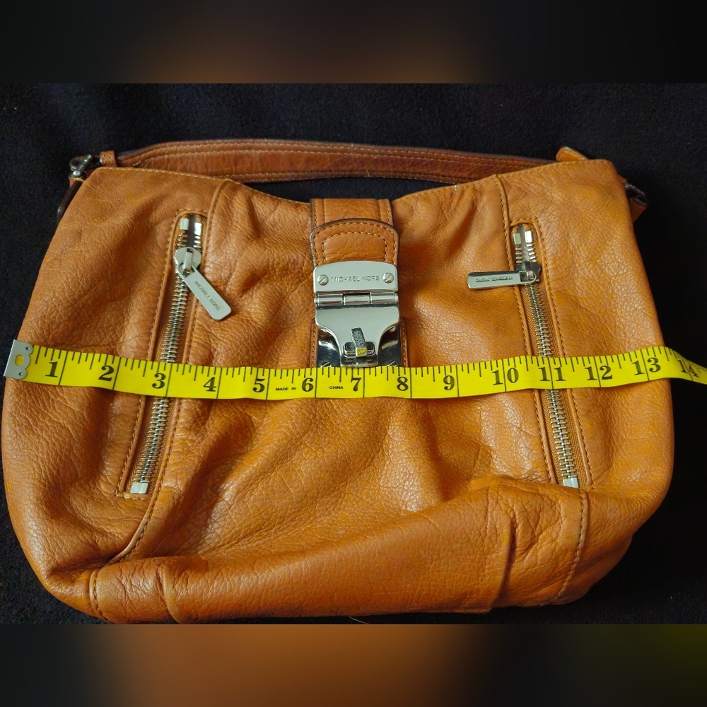 Michael Kors Tan Leather Hobo Bag - Picture 7 of 12